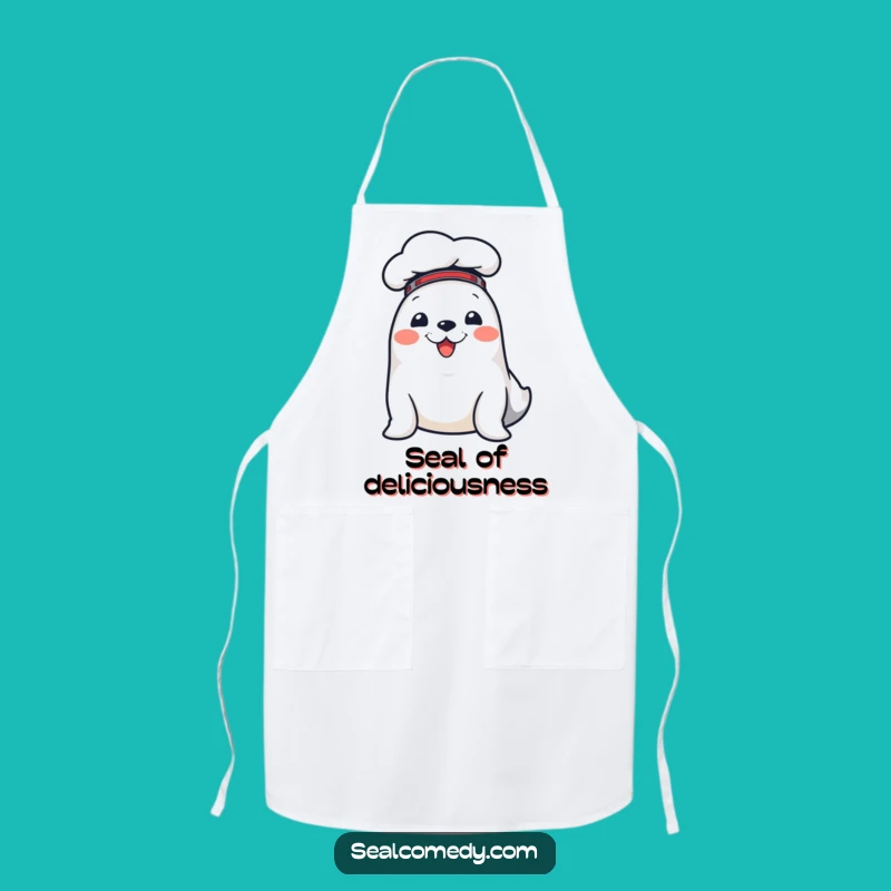 Funny Chef Seal Apron: Cook with Confidence and Charm, Perfect Funny Gift