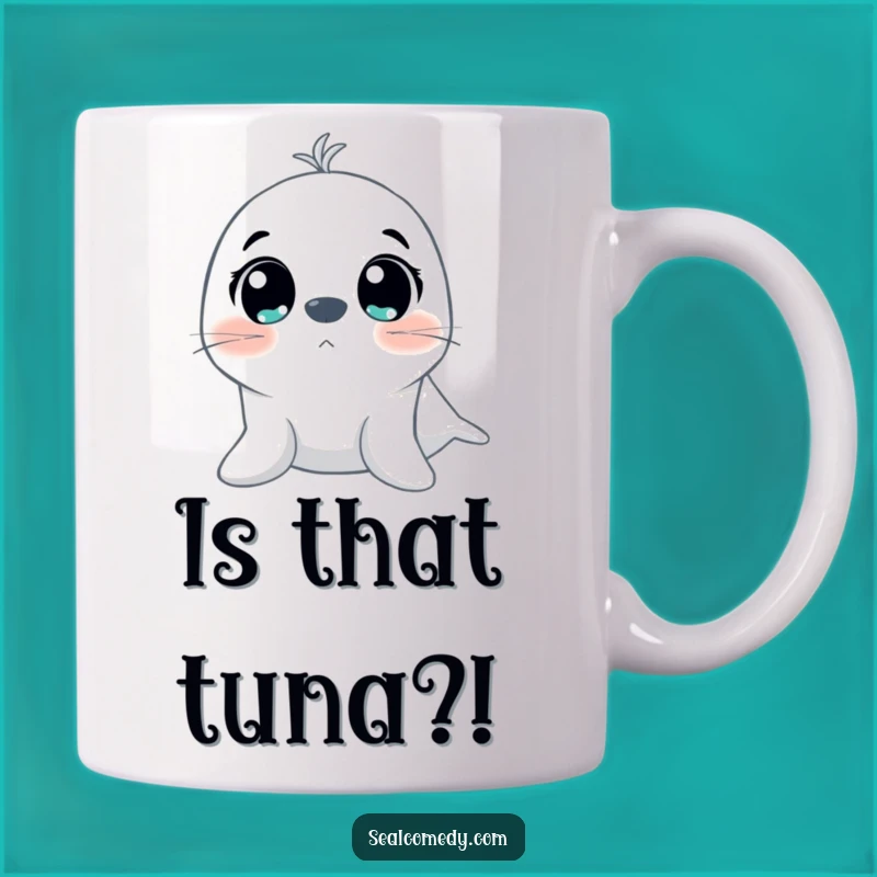 Funny Excited Seal Eyes Mug: A Hilarious Gift for Anyone Who Loves Big Reactions