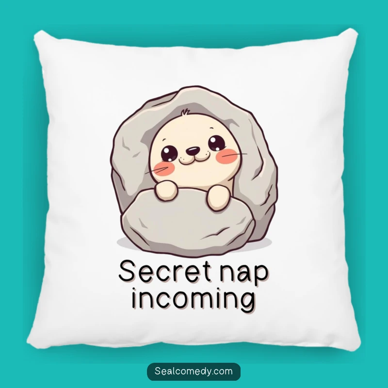Funny Mischievous Seal Pillow: Cozy Peek-a-Boo Comfort, Great Funny Gift