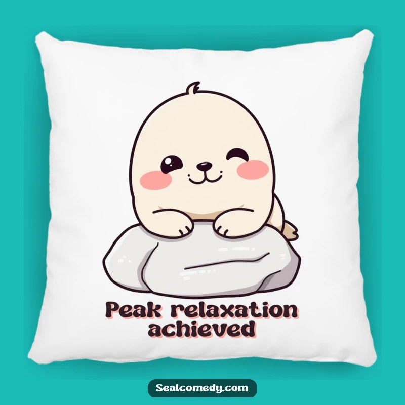Funny Seal Throw Pillow: Comfy and Hilarious Cushion for Cozy Comfort
