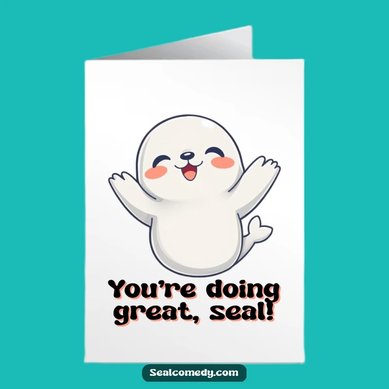 Free Printable Seal Dance Card - Hilarious Congratulations Downloadable Gift