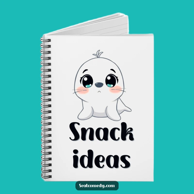 Funny Excited Seal Eyes Notebook: Capture Your Thoughts with Enthusiastic Flair