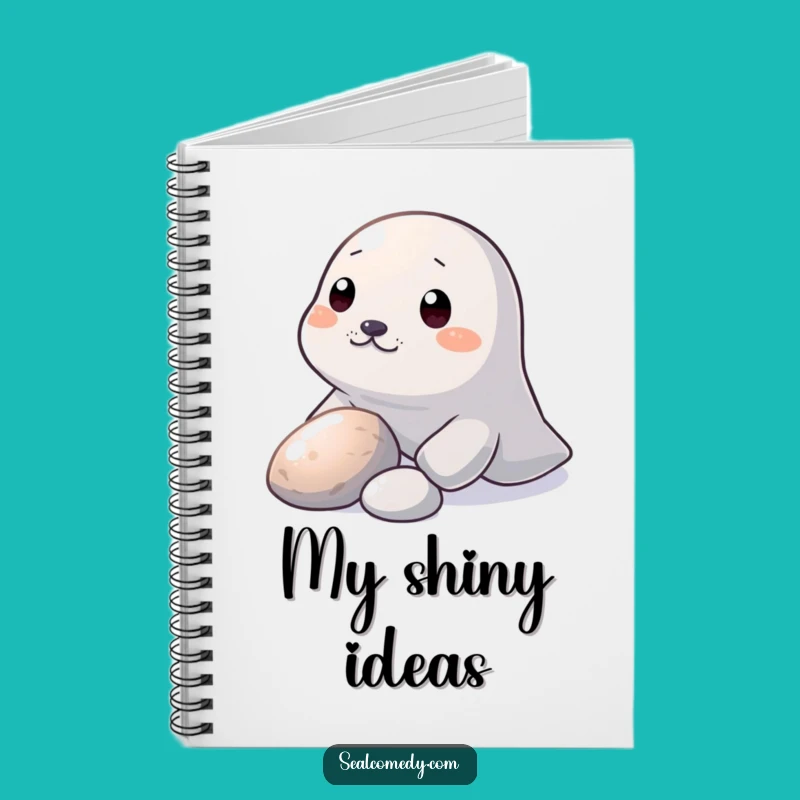 Funny Seal Pebble Nudge Notebook: Curiosity Journal - Record Ideas Hilariously