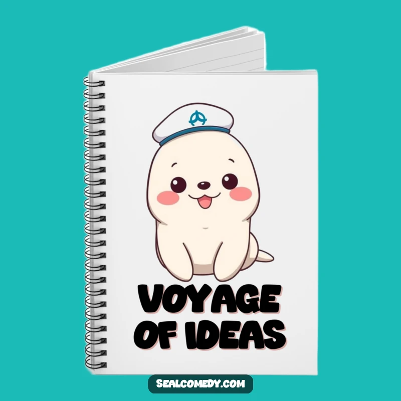 Funny Sailor Seal Notebook: Jot Down Nautical Ideas