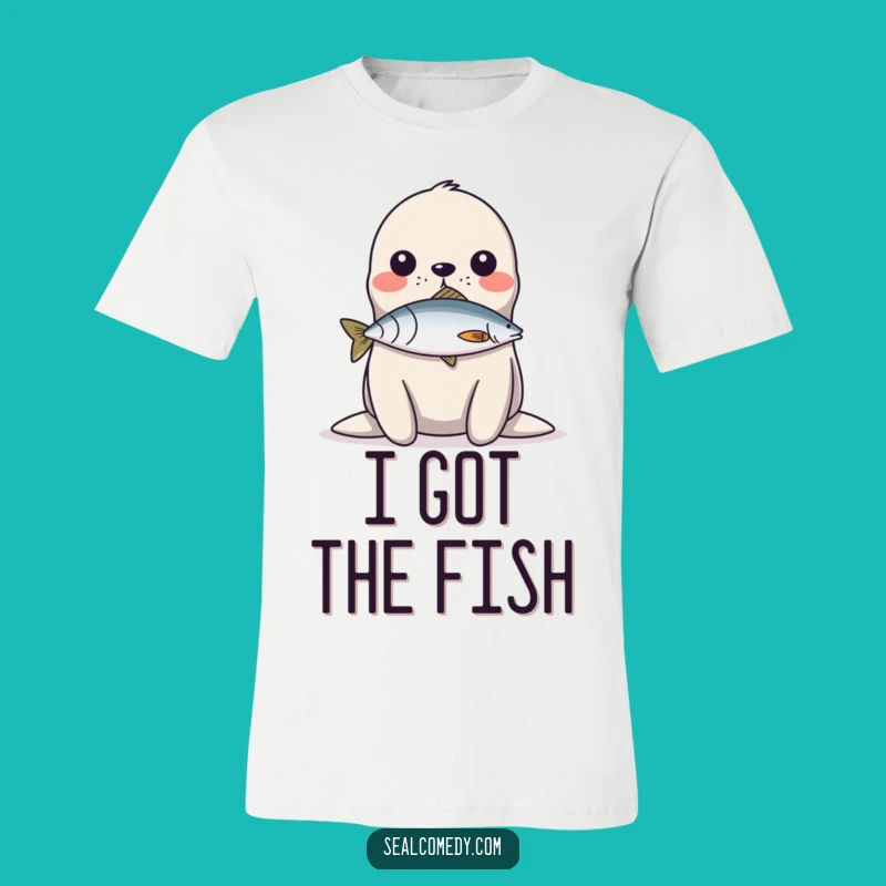 Funny Seal Fish Balance T-Shirt: Show-Off Aquatic Skill - Funniest Funny Gift