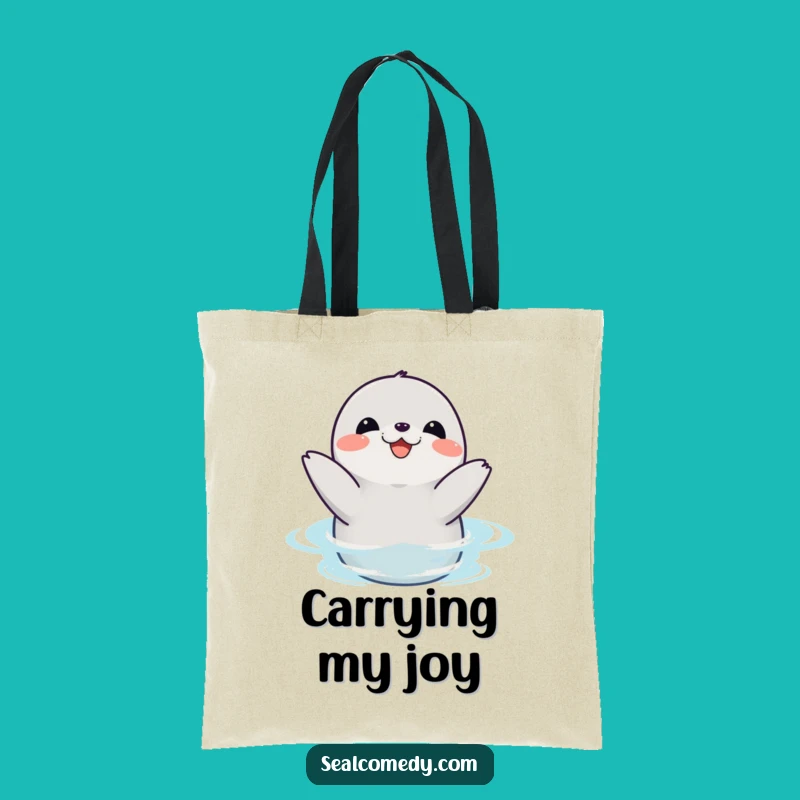 Funny Seal Celebration Tote Bag - Carry Your Joy!