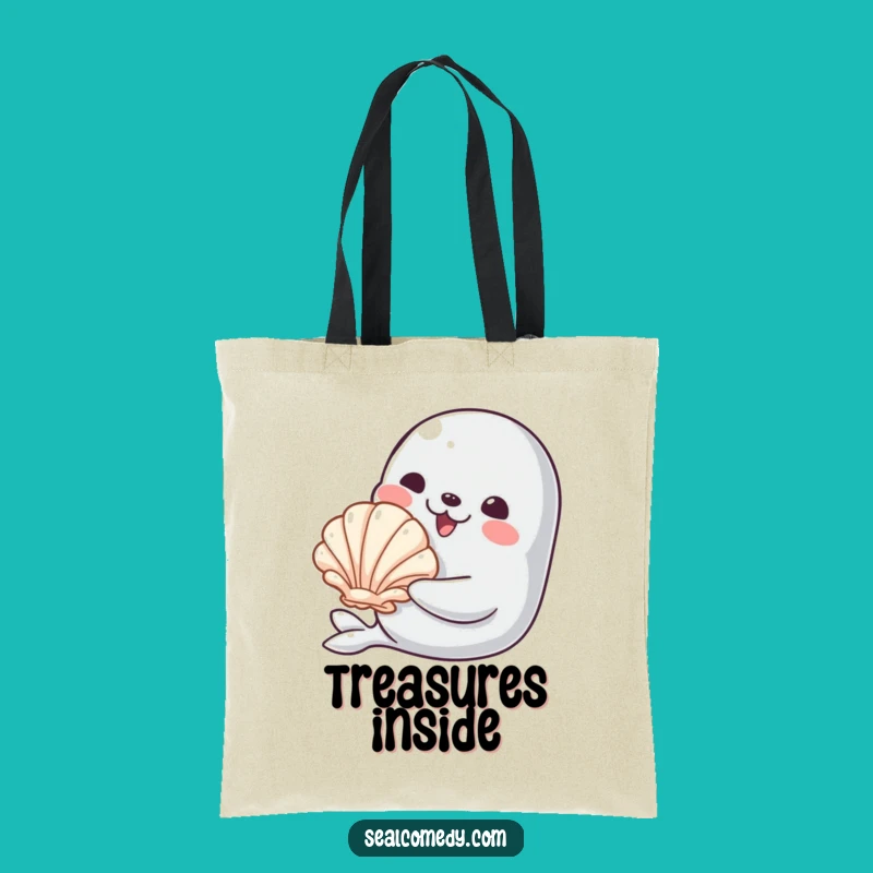 Funny Gift Shell Seal Tote Bag: Carry Appreciation and Everyday Style