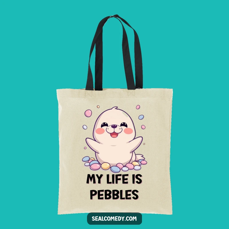 Funny Seal Juggling Tote Bag: Carry Your Laughs with This Hilarious Accessory!